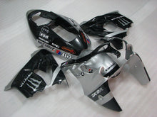 Charger l'image dans la galerie, Black and Silver Monster - NINJA ZX-9R 02-03 Fairing Kit