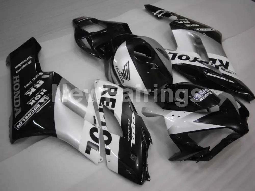 Black and Silver Repsol - CBR1000RR 04-05 Fairing Kit
