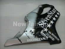 Charger l'image dans la galerie, Black and Silver SevenStar - CBR600 F4i 01-03 Fairing Kit