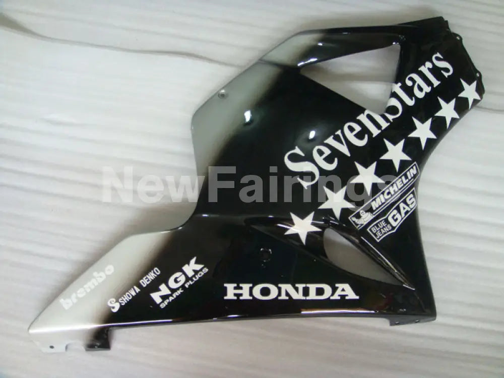 Black and Silver SevenStars - CBR 954 RR 02-03 Fairing Kit