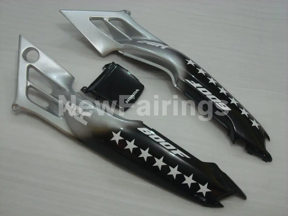 Black and Silver SevenStars - CBR600 F2 91-94 Fairing Kit
