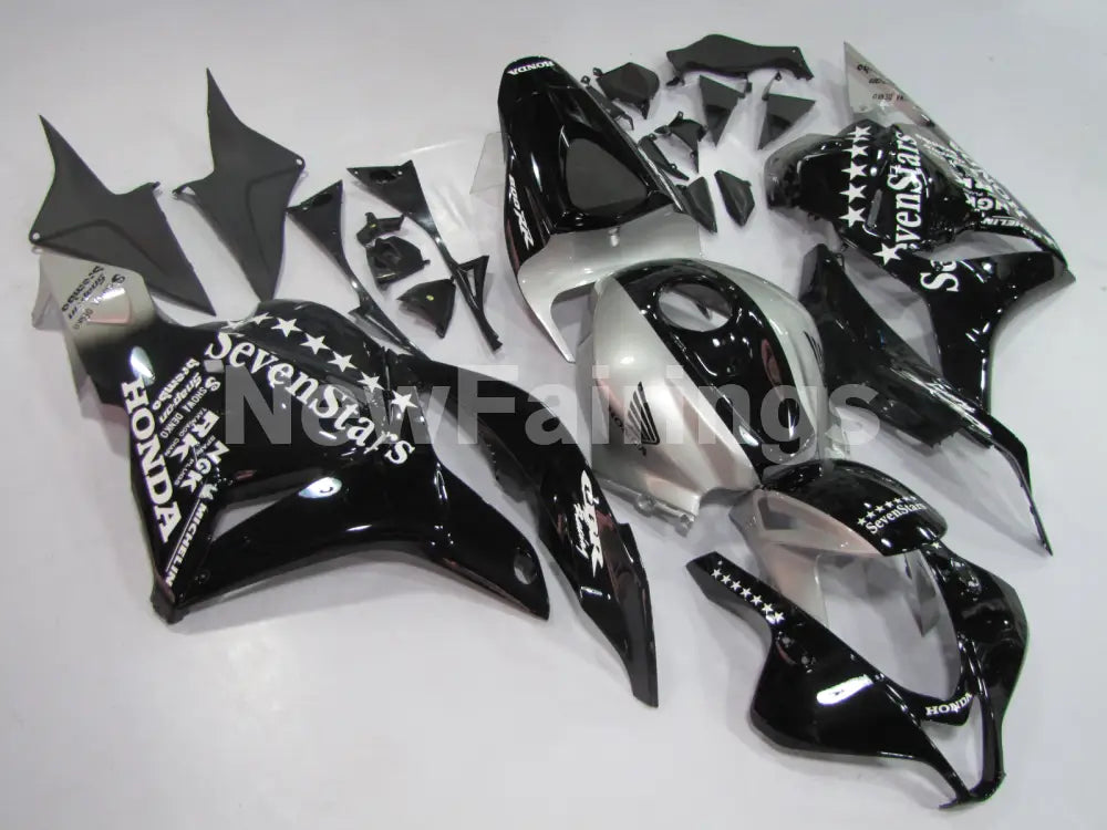 Black and Silver SevenStars - CBR600RR 09-12 Fairing Kit