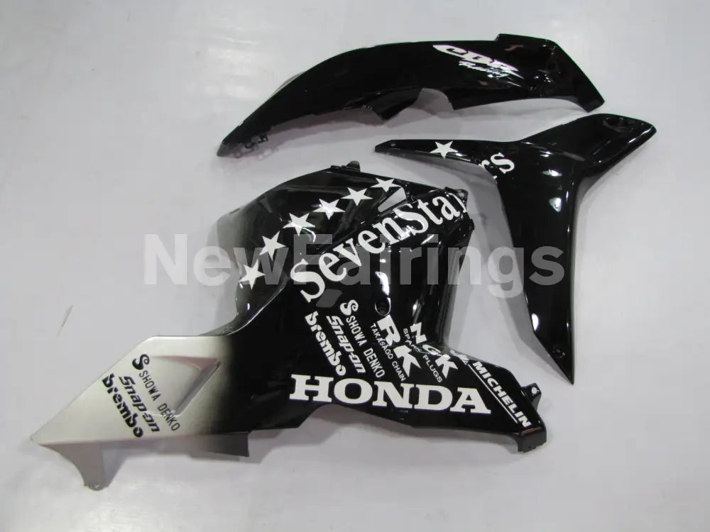Black and Silver SevenStars - CBR600RR 09-12 Fairing Kit