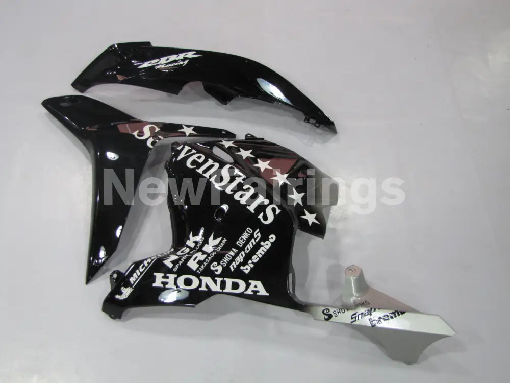 Black and Silver SevenStars - CBR600RR 09-12 Fairing Kit