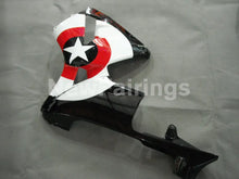 Charger l&#39;image dans la galerie, Black White and Red Star - CBR600RR 05-06 Fairing Kit -
