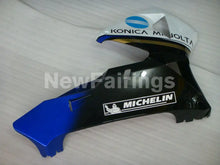 Charger l'image dans la galerie, Black and White Blue Konica Minolta - CBR600RR 05-06 Fairing Kit