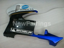 Charger l'image dans la galerie, Black and White Blue Konica Minolta - CBR600RR 05-06 Fairing Kit