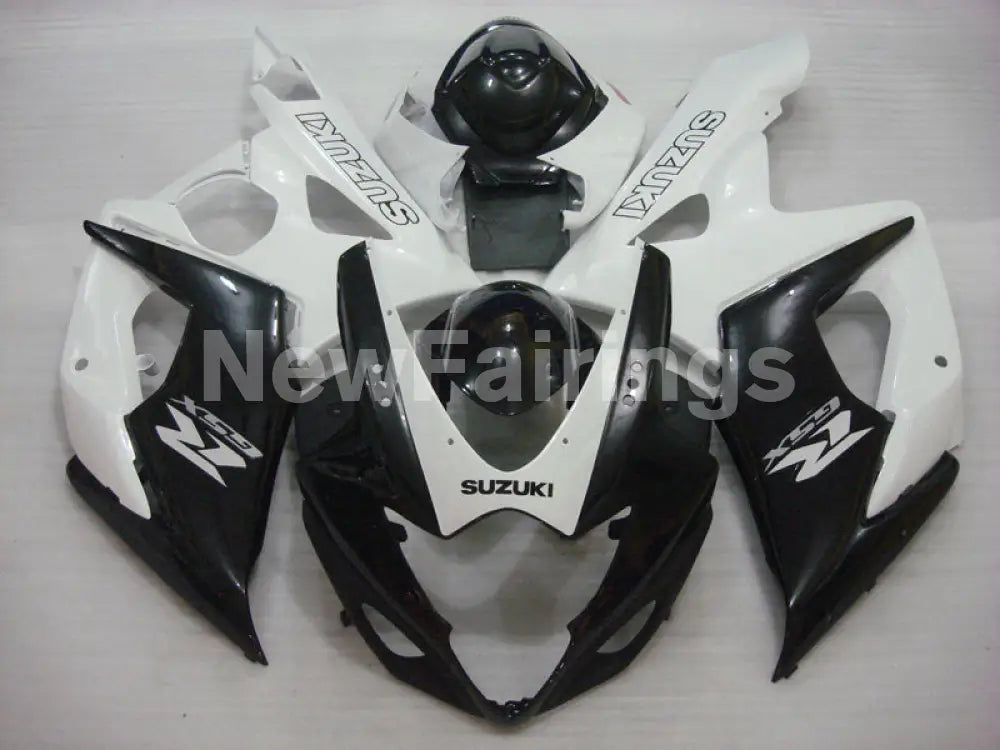 Black and White Factory Style - GSX-R1000 05-06 Fairing Kit