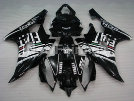 Black and White FIAT - YZF-R6 06-07 Fairing Kit Vehicles & Parts > Vehicle Parts & Accessories > Motor Vehicle Parts >