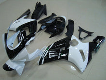 Charger l'image dans la galerie, Black and White Monster - NINJA ZX-6R 03-04 Fairing Kit