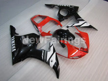 Charger l'image dans la galerie, Black and White Red Factory Style - YZF-R6 03-04 Fairing Kit Vehicles &amp; Parts > Vehicle Parts &amp; Accessories > Motor