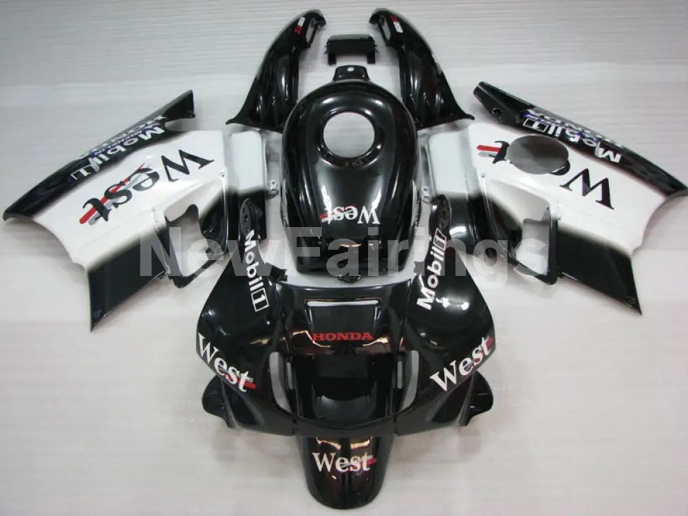 Black and White West - CBR600 F2 91-94 Fairing Kit