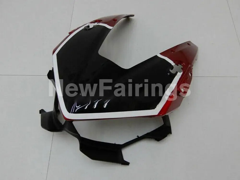 Black and White Wine Red Factory Style - CBR1000RR 17-19 Fairing Kit