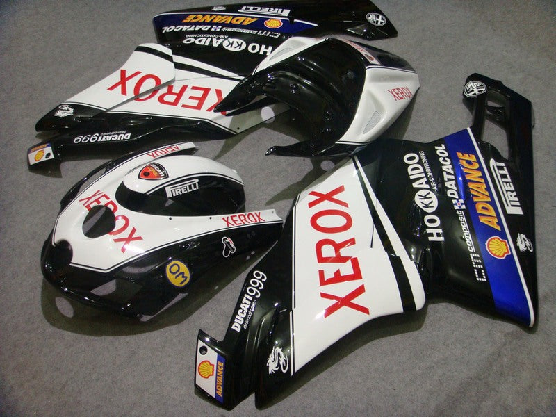 Black and White Xerox - Ducati 999 03-04 Fairing Kit (Single Passenger Seat)