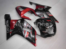 Charger l'image dans la galerie, Black and Wine Red Factory Style - GSX-R600 01-03 Fairing Kit