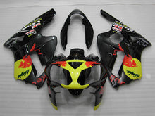 Charger l&#39;image dans la galerie, Black and Yellow Red Bull - NINJA ZX-12R 02-04 Fairing Kit