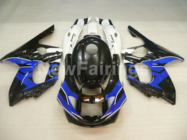 Blue and Black White Factory Style - YZF600R Thundercat 96-07 Fairing Kit Vehicles & Parts > Vehicle Parts &
