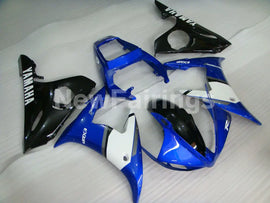 Blue and White Black Factory Style - YZF-R6 03-04 Fairing Kit Vehicles & Parts > Vehicle Parts & Accessories > Motor