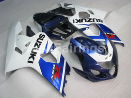 Blue and White Factory Style - GSX-R600 04-05 Fairing Kit