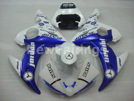Blue and White Jordan - YZF-R6 03-04 Fairing Kit Vehicles & Parts > Vehicle Parts & Accessories > Motor Vehicle Parts >