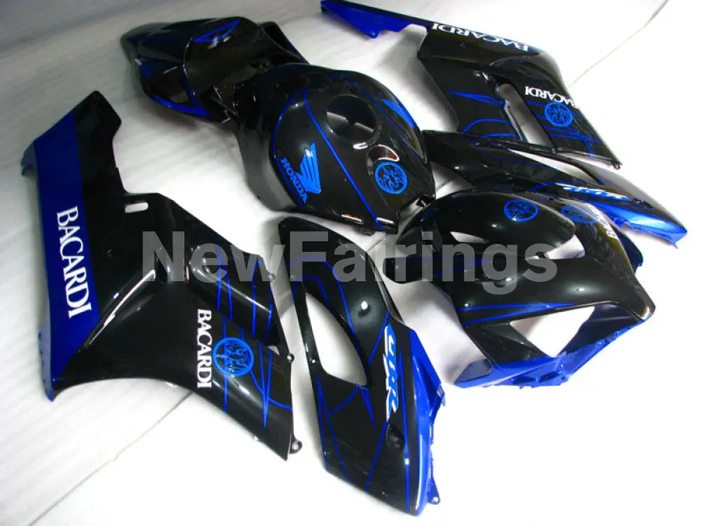 Blue and Black BACARDI - CBR1000RR 04-05 Fairing Kit