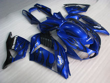 Charger l&#39;image dans la galerie, Blue and Black Flame - NINJA ZX-14R 06-11 Fairing Kit
