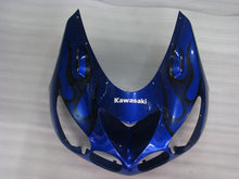 Charger l&#39;image dans la galerie, Blue and Black Flame - NINJA ZX-14R 06-11 Fairing Kit