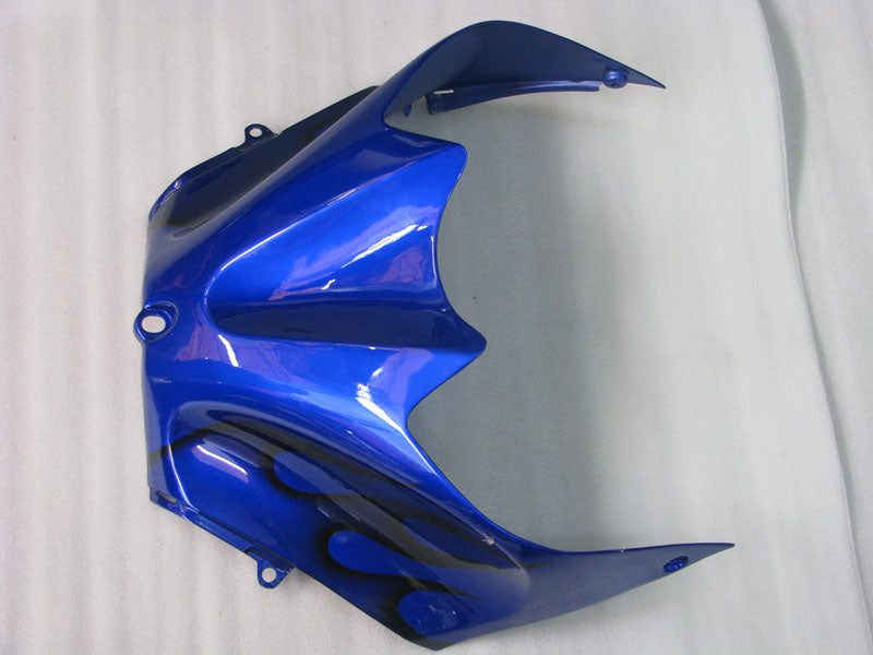 Blue and Black Flame - NINJA ZX-14R 06-11 Fairing Kit