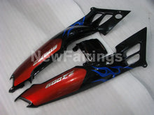 Charger l'image dans la galerie, Blue and Black Red Flame - CBR600 F2 91-94 Fairing Kit -
