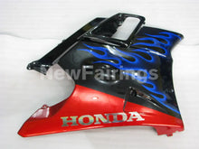 Charger l'image dans la galerie, Blue and Black Red Flame - CBR600 F2 91-94 Fairing Kit -