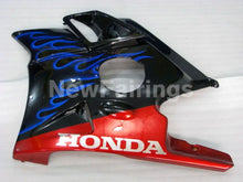 Charger l'image dans la galerie, Blue and Black Red Flame - CBR600 F2 91-94 Fairing Kit -