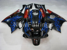 Charger l'image dans la galerie, Blue and Black Red Flame - CBR600 F2 91-94 Fairing Kit -