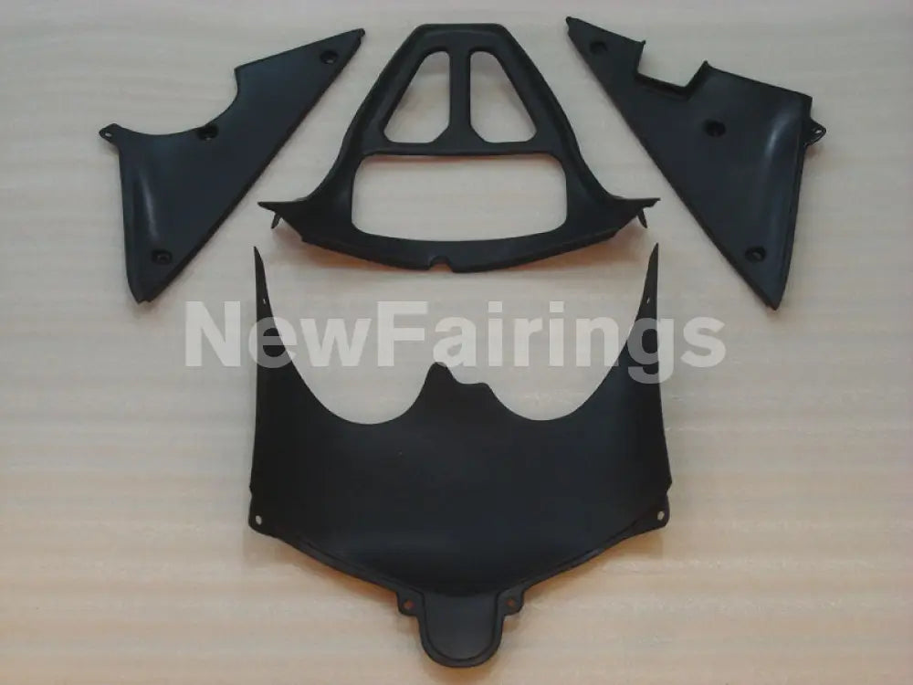 Blue and Black White Factory Style - GSX-R1000 00-02 Fairing Kit
