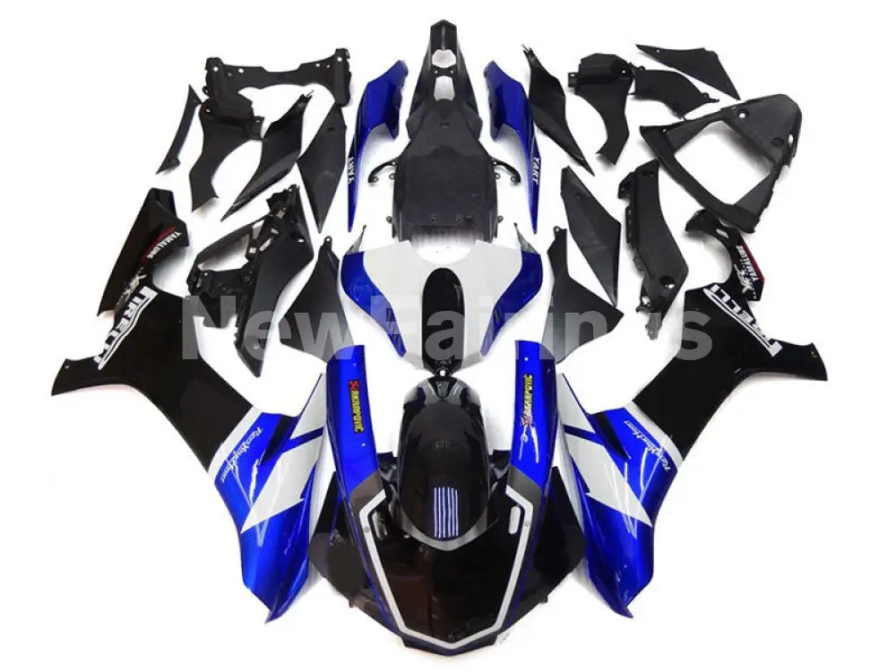 Blue and Black White Factory Style - YZF-R1 15-19 Fairing Kit Vehicles & Parts > Vehicle Parts & Accessories > Motor