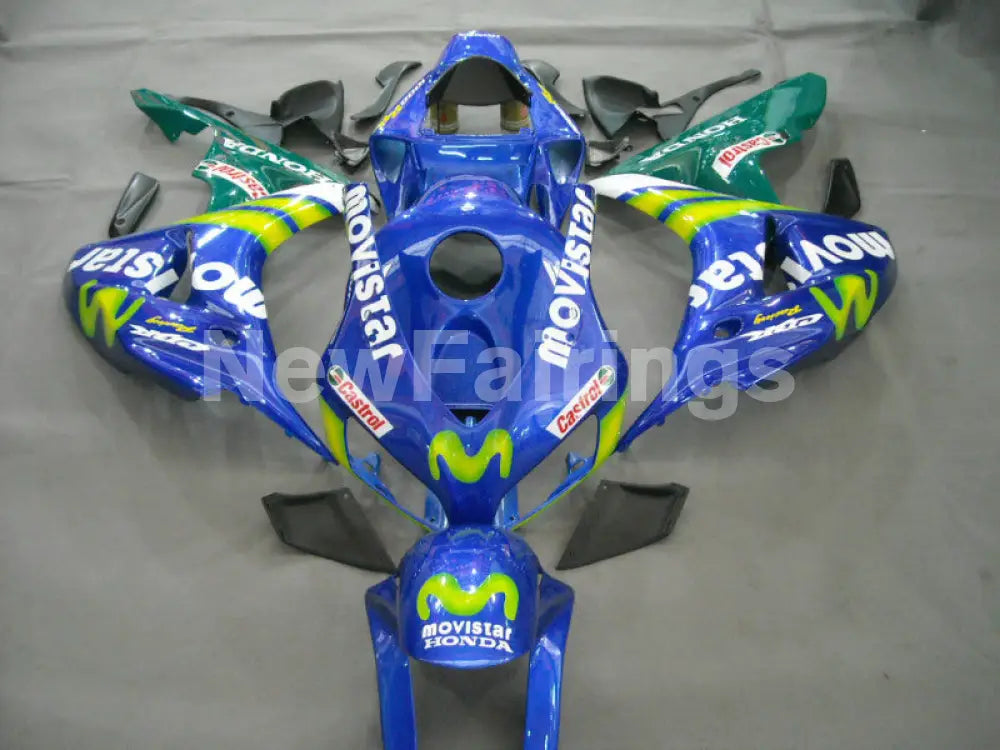 Blue and Green Movistar - CBR1000RR 06-07 Fairing Kit