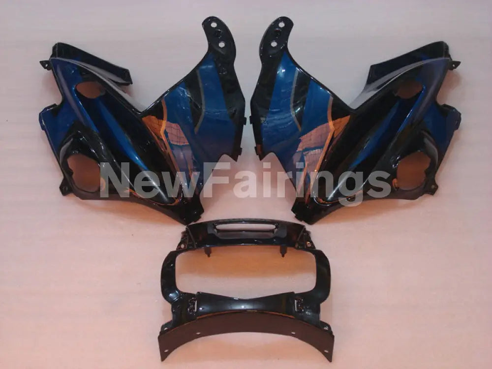 Blue and Grey Black Factory Style - CBR600 F2 91-94 Fairing Kit