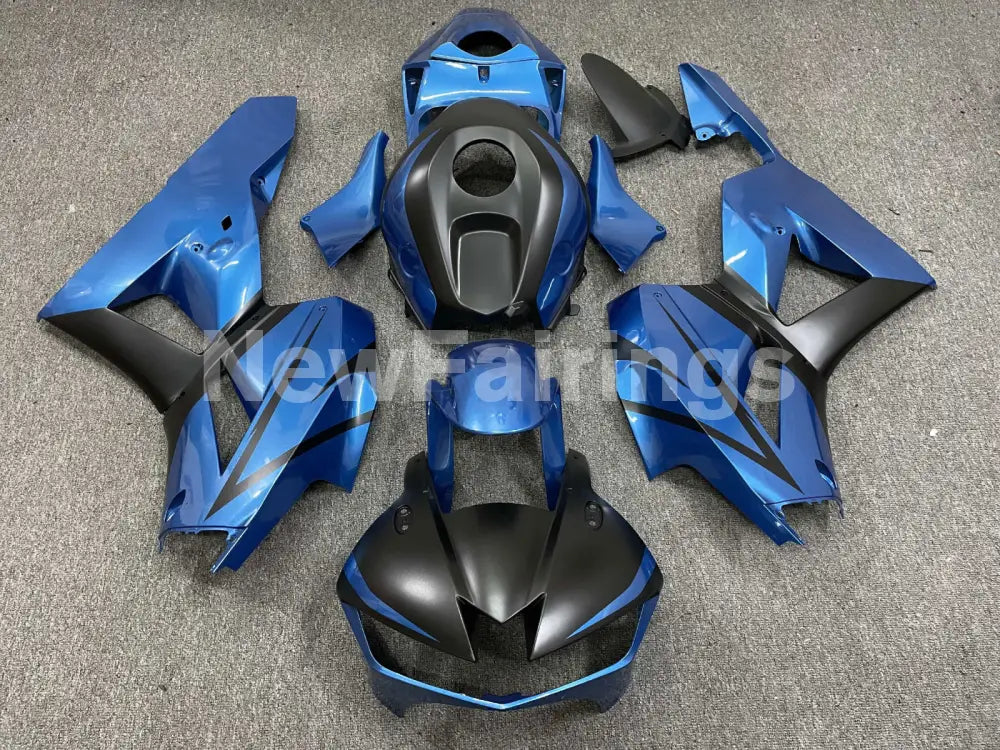 Blue and Matte Black Factory Style - CBR600RR 13-23 Fairing Kit