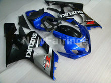 Charger l'image dans la galerie, Blue and Silver Black Factory Style - GSX-R600 04-05 Fairing