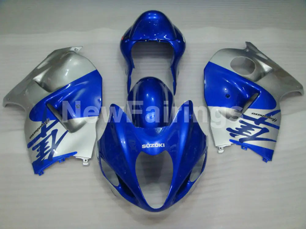 Blue and Silver Factory Style - GSX1300R Hayabusa 99-07 Fairing Kit
