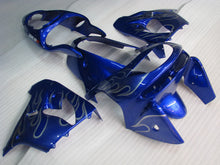 Charger l'image dans la galerie, Blue with Silver Flame - NINJA ZX-9R 98-99 Fairing Kit