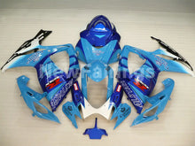 Charger l'image dans la galerie, Blue and White Black Corona - GSX-R600 06-07 Fairing Kit -