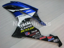 Charger l'image dans la galerie, Blue White and Black Dunlop - YZF-R6 08-16 Fairing Kit Vehicles &amp; Parts > Vehicle Parts &amp; Accessories > Motor Vehicle
