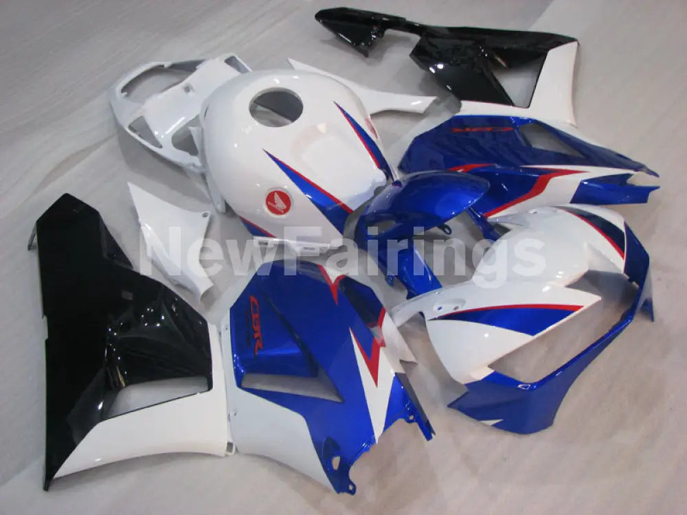 Blue and White Factory Style - CBR600RR 13-23 Fairing Kit