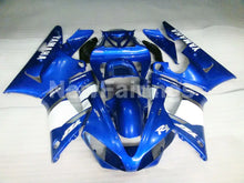 Charger l'image dans la galerie, Blue and White Factory Style - YZF-R1 00-01 Fairing Kit