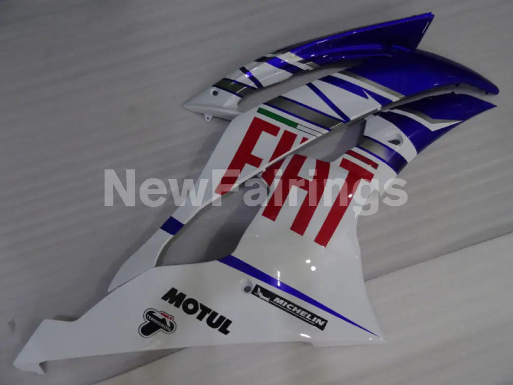 Blue and White FIAT - YZF-R6 08-16 Fairing Kit Vehicles & Parts > Vehicle Parts & Accessories > Motor Vehicle Parts >