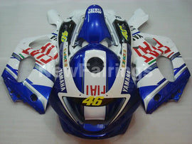 Blue and White FIAT - YZF600R Thundercat 96-07 Fairing Kit Vehicles & Parts > Vehicle Parts & Accessories > Motor