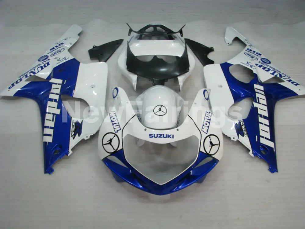 Blue and White Jordan - GSX-R1000 00-02 Fairing Kit