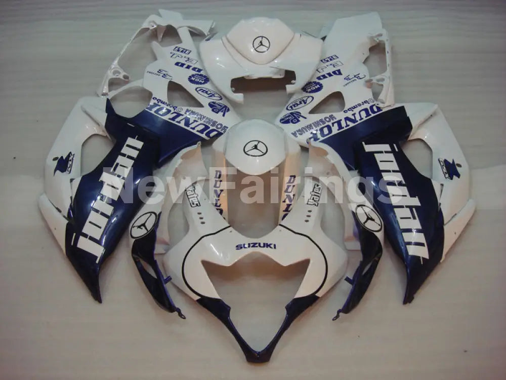 Blue and White Jordan - GSX-R1000 05-06 Fairing Kit