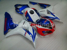 Charger l'image dans le visualiseur de la galerie, Blue and White Red Factory Style - CBR1000RR 06-07 Fairing Kit
