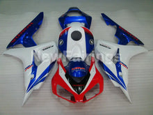 Charger l'image dans le visualiseur de la galerie, Blue and White Red Factory Style - CBR1000RR 06-07 Fairing Kit